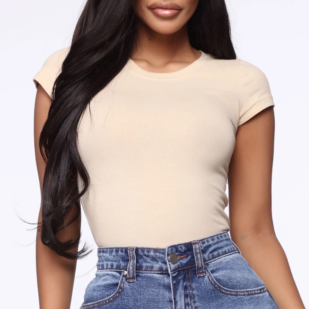Fashion Nova Lily Crew Neck Top